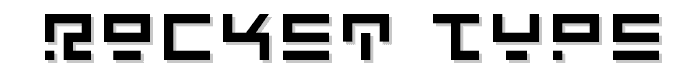 Rocket Type font